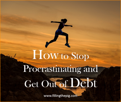 How to Stop Procrastinating and Get Out of Debt, Are You Carrying Sandbags?
