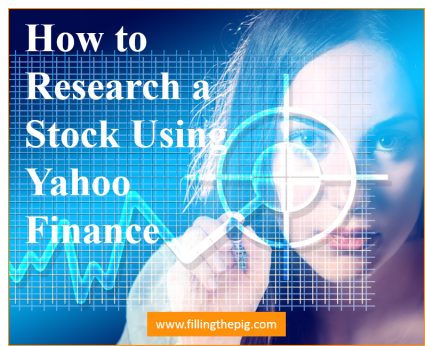 How to Research a Stock Using Yahoo Finance